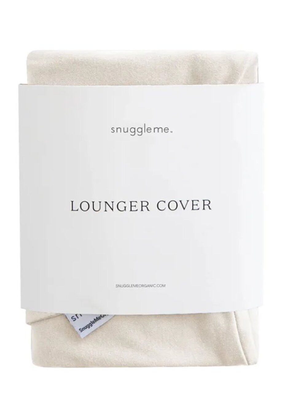 Natural Beige Snuggle Me Organic Infant Lounger COVER